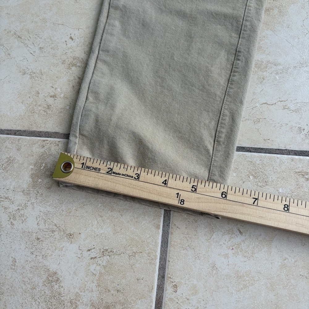 Lululemon Pants Mens 32x31 Khaki Tan Canvas Commission Slim Fit Tapered Chino - Picture 11 of 11